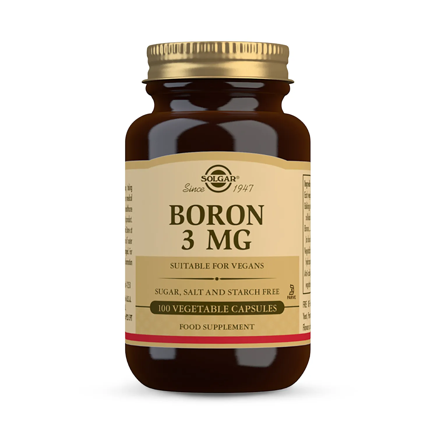 Boron 3mg Vegetable 100 Capsules