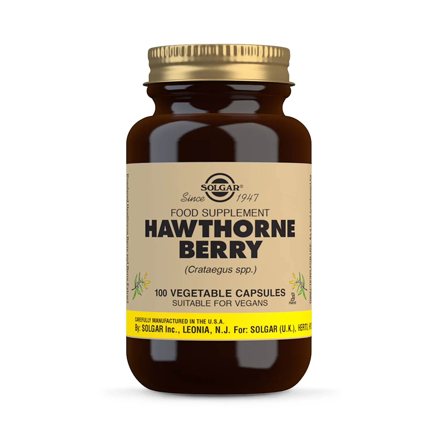 ® Hawthorne Berry Vegetable 100 Capsules