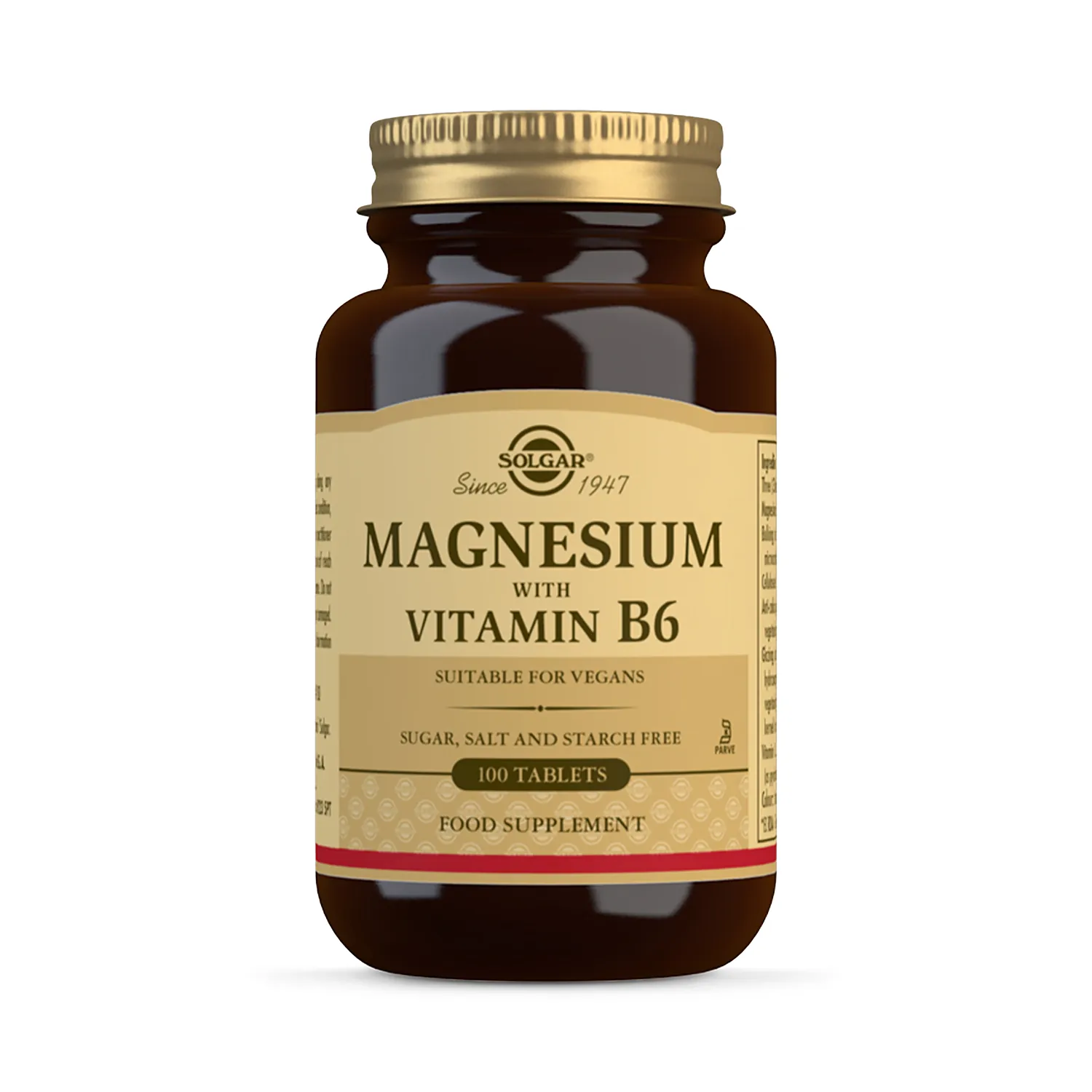 Magnesium With Vitamin B6 100 Tablets