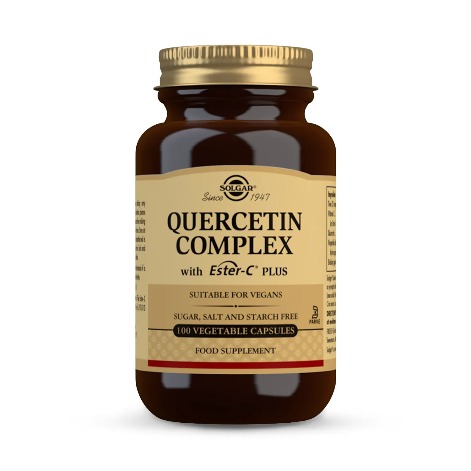 Quercetin Complex With Ester-C Plus Vegetable 100 Capsules