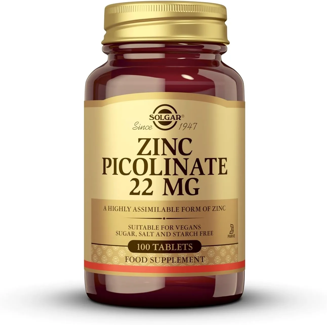 Solgar Zinc Picolinate 22mg