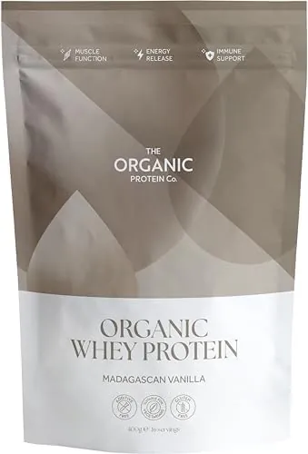 The Organic Protein Co. – Madagascan Vanilla Organic Whey Protein Powder