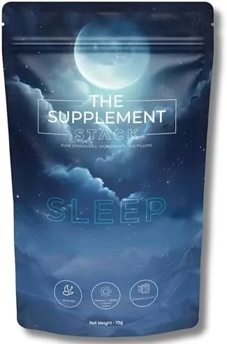Sleep - 3 in 1 Magnesium L-Threonate, L-Theanine & Apigenin for Deeper Sleep, Relaxation, Cognitive Support, and Mood Enhancement. Clinically-Proven - UK Company