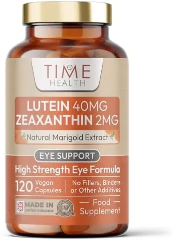 Lutein 40mg with Zeaxanthin 2mg – New Micro-encapsulated Formula – 100% Pure Natural Highly Bioavailable – UK Manufactured - 120 Capsules