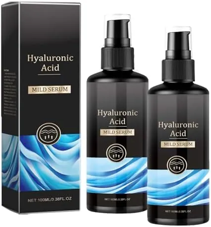 Hyaluronic Acid Serum,Anti-Aging Moisturizing Serum,Natural Collagen-Boosting Face Serum,High Nourishing & Fast Absorbly,Day & Night Moisturiser for Women & Men