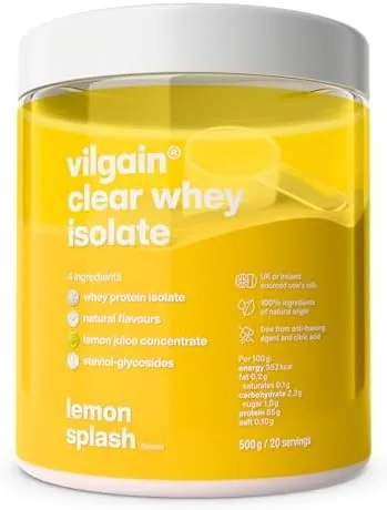 Vilgain Clear Whey Isolate Lemon Splash 500g