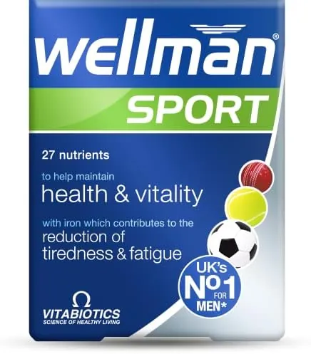 Multivitamin Tablets for Men Wellman Sport, 30 Tablets