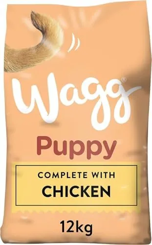Wagg Complete Puppy Dry Dog Food Turkey & Rice 12kg - For Growing Puppies