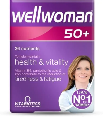 Multivitamin Tablets for Women Over 50 Years(Pack of 1), Wellwoman